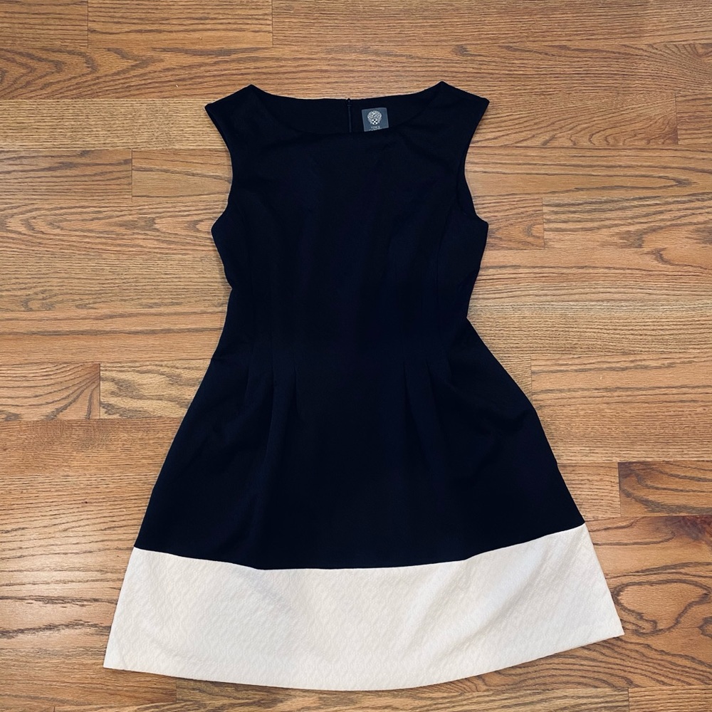 NWOT Vince Camuto black and white dress